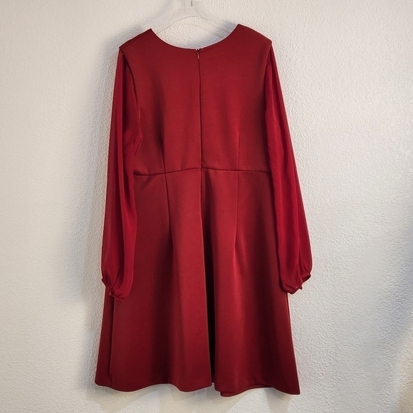 MOTHERHOOD Maternity Red Dress Size: L - Picture 8 of 10